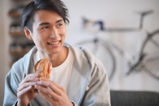 逆流性食道炎を改善した男性