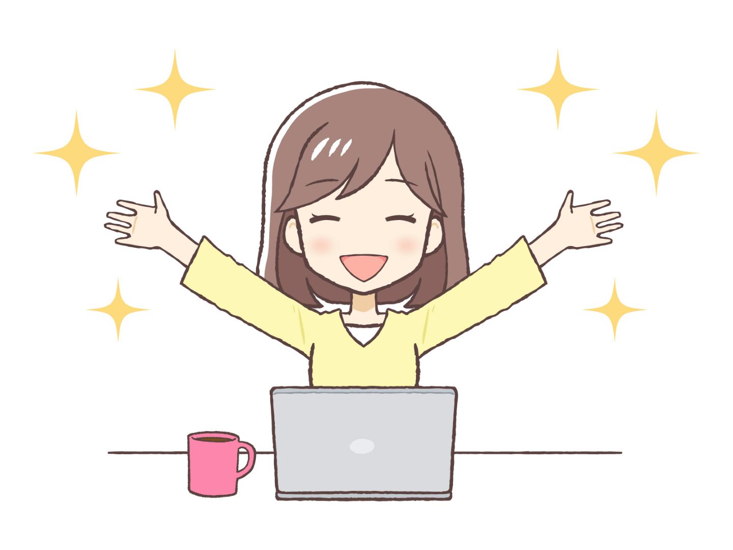 やる気が出てきた女性