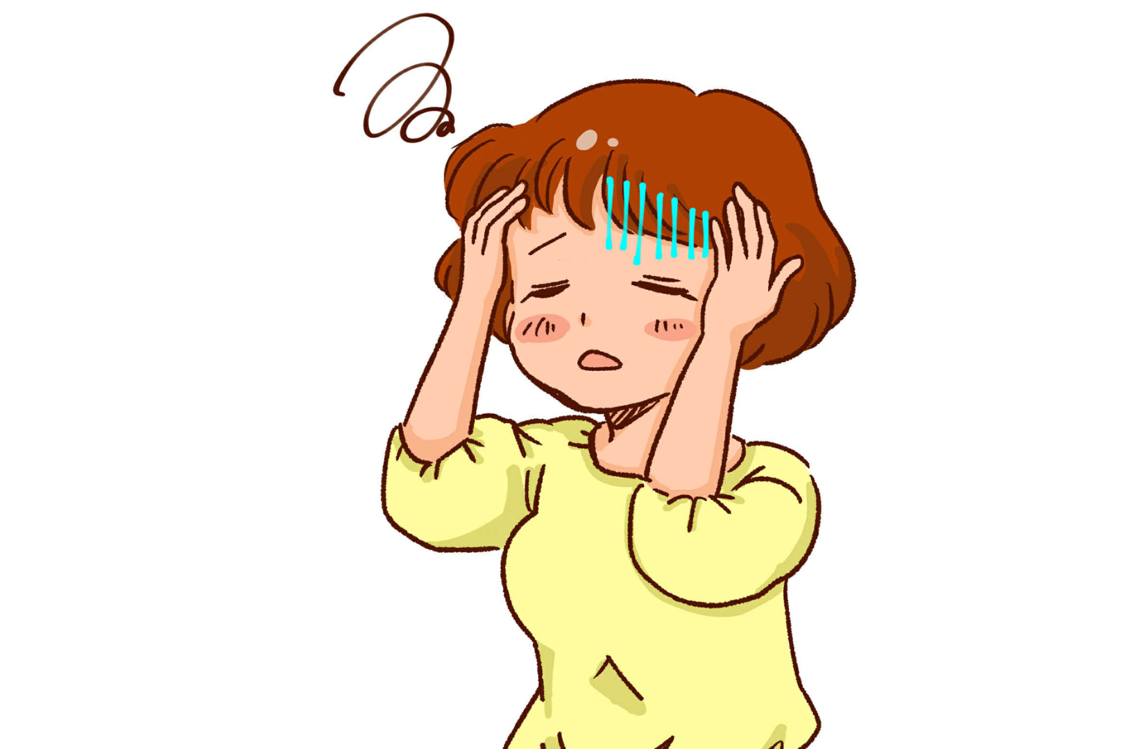 めまいに悩む女性
